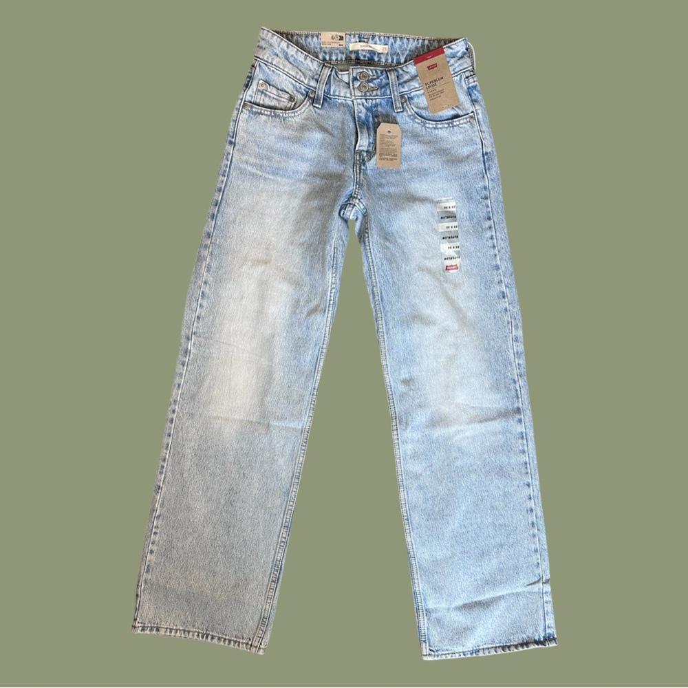 Levi's Abraided Art Superlow Loose Jeans NWT